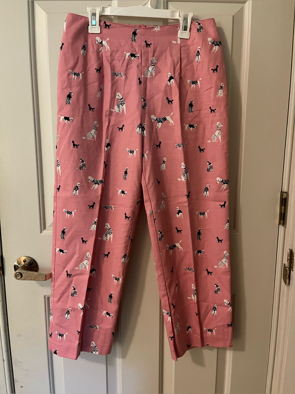 Vintage Pine Cone Cropped Pants